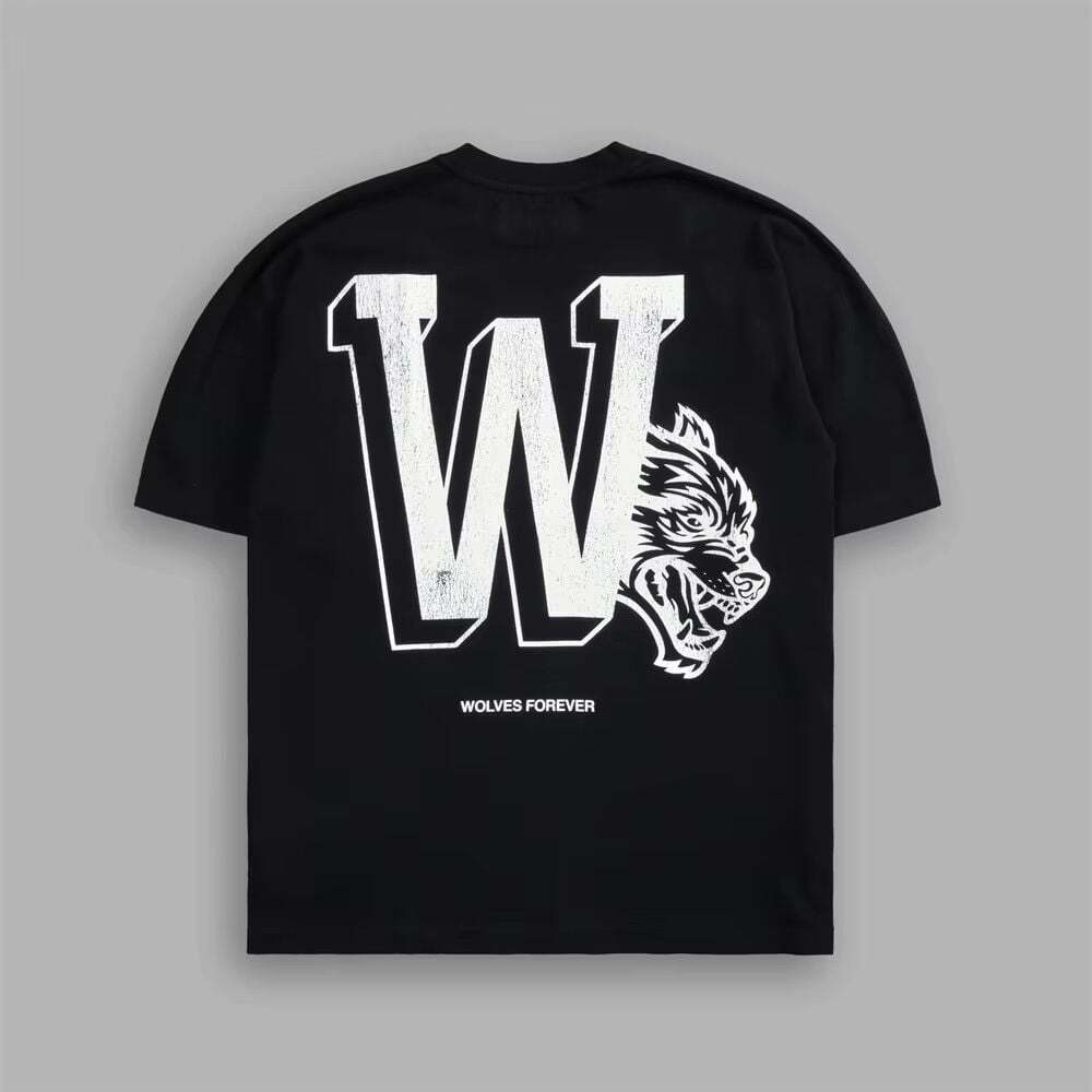 Wolves Kill Sheep Wolves Forever Graphic T-Shirt Black